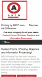 Mobile Screenshot of printingbyabco.com